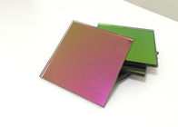 Fashion Red Tinted Mirror Glass 6mm Thickness Flat Shape Sample Accepted